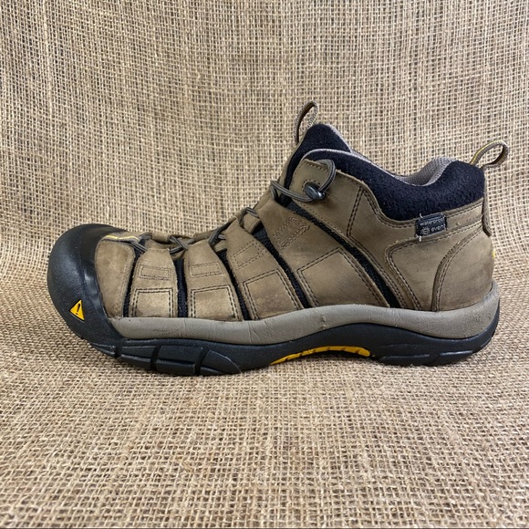 🛑SOLD🛑Keen Hiking Shoes Trail Waterproof leather  Brown Size 13 - Picture 2 of 10